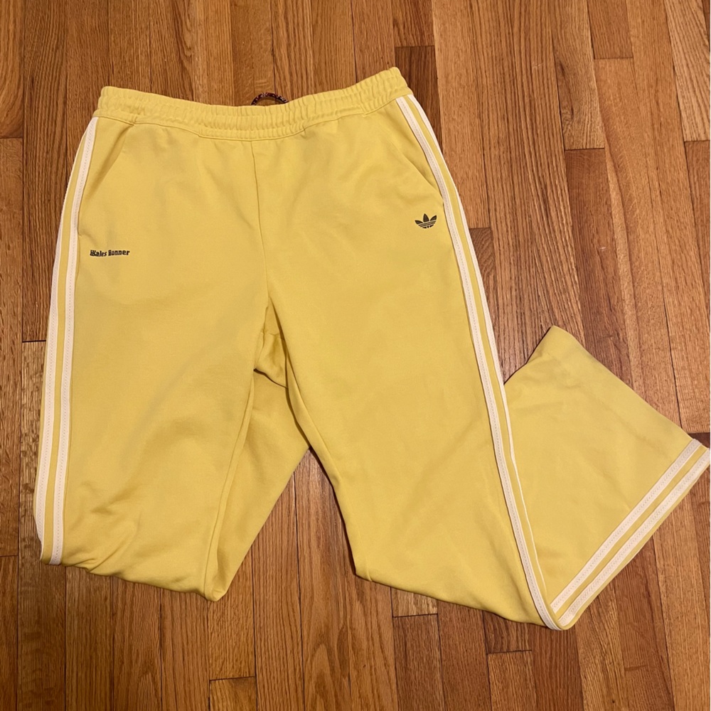 Adidas x Wales Bonner Men's Yellow Track Suit Pants